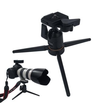 JH@ kobwa Tabletop Mini Tripod with Swivel Ball Head Solid Aluminum,Light and Compact for Travel, Fits Virtually Any DSLR, DigitalCamera, Spotting Scope and Camcorder-intl