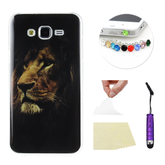 Case for Samsung Galaxy J7 Ultra-thin Soft TPU Phone Case Cover (Lion)