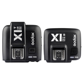 Godox X1-N Camera Flash Trigger 2.4GHz i-TTL 1/8000S HSS Wireless Transmitter & Receiver X1N Trigger Set For Nikon Cameras