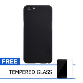 Nillkin For Oppo F1S / A59 Super Frosted Shield Hard Case Original - Hitam + Gratis Tempered Glass