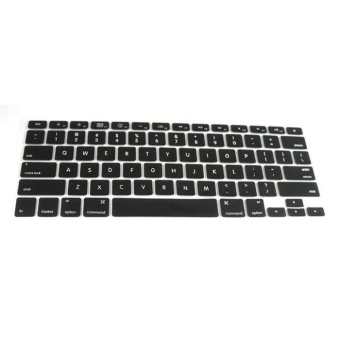 Soft Keyboard Skin Case Cover for Apple Macbook Pro 13 15 17'' Black - intl