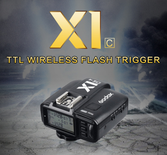 Godox X1C-T TTL Wireless Speedlite Flash Trigger Single Transmitter for Canon Cameras