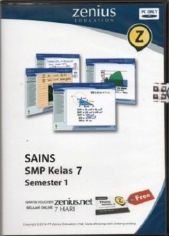 Zenius Set CD SMP Sains Fisika Kelas 7 semester 1