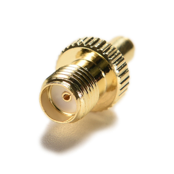 Velishy Adaptor TS9 Steker Untuk Pria Wanita Rancangan RF SMA Jack Konektor Lurus Emas Plating