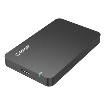 Harddisk SSD Case penutup eksternal, solusi penyimpanan Mobile ORICO 2569S3 6,35 cm SATA 3 untuk USB 3,0 mendukung UASP alat gratis panas tukar pasang dan mainkan (hitam) - International