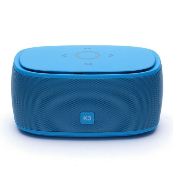 Cerdas Musik K3 Speaker Bluetooth Nirkabel (Biru)