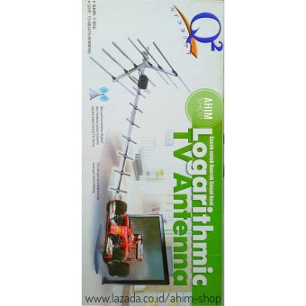 Q2-1050 Antena Luar – Logarithmic TV Antenna Outdoor Sinyal VHF/UHF