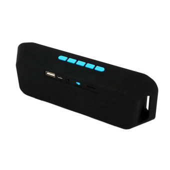 SC-208 Speaker portabel Bluetooth nirkabel Subwoofer olahraga luar ruangan (biru)- International