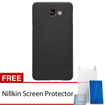 Nillkin Samsung Galaxy A9 - A9000 Super Frosted Shield Hard Case - Original - Hitam + Gratis Nillkin Screen Protector