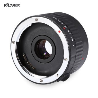 Viltrox C AF 2X Magnification Teleplus Teleconverter Lens for Canon EF Mount Lens(Black)(OVERSEAS) - intl
