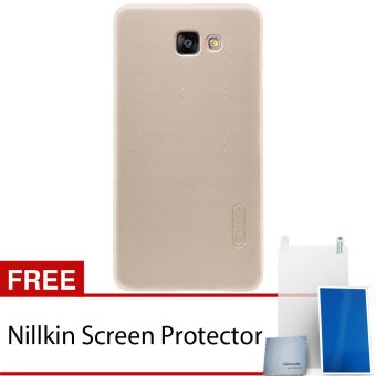 Nillkin Samsung Galaxy A9 A9000 Super Frosted Shield Hard Case - Original - Gold + Gratis Nillkin Screen Protector