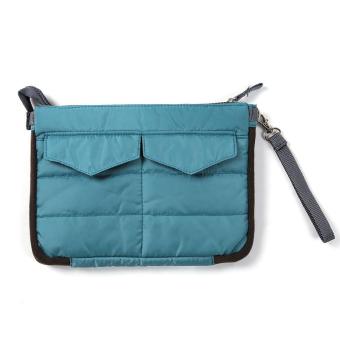 LALANG Portable Tablet PC Padded Sleeve Storage Bag Case Gadget Pouch Organizer for ipad (Blue)