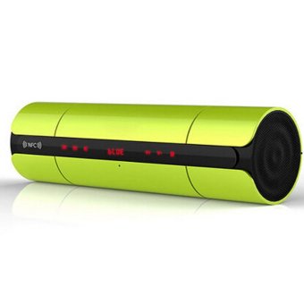 NFC FM HIFI Bluetooth Speaker KR-8800 Wireless Stereo Portable Loudspeakers Bluetooth Boombox Super Bass MP3 Player (Green) - Intl