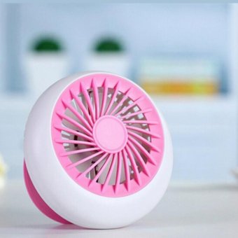 Handheld Mini USB Portable Rechargeable Fan (Pink) (Color:As First Picture) - intl
