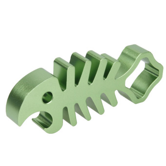 TMC Fishbone Style Aluminium Tighten Wrench Nut Spanner Thumb Screw Tool for GoPro Hero 4 / 3+ / 3 / 2 / 1(Green)
