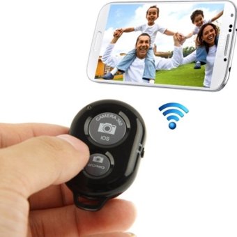 Tomsis Bluetooth 3.0 Remote Shutter for Smartphone - Hitam