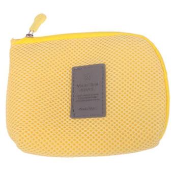 LALANG Shockproof Travel Digital Products Storage Bag Pouch L Yellow - intl