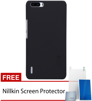 Nillkin Huawei Honor 6 Plus Super Frosted Shield Hard Case - Hitam + Gratis Nillkin Screen Protector
