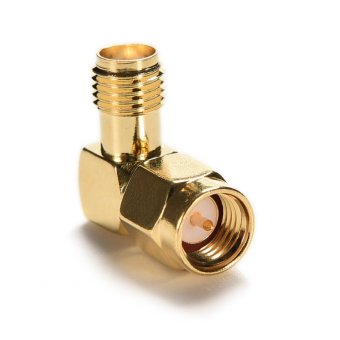 Velishy SMA Male To SMA Female Jack RF Adapter Connector Gold