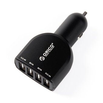 Orico USB Car Charger 4 Port - Hitam