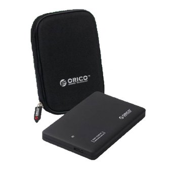 Orico 2599 US3 PHD Full Protektor Original - 2.5 inch SATA HDD External Hard Drive Enclosure Support - Hitam
