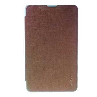 Advan Flip Leather Cover for Advan X7 Plus - Coklat
