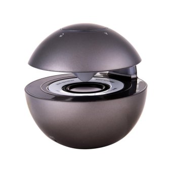 Devel Ball Wireless Bluetooth Speaker with Colorful Light TF AUX (Grey) - intl