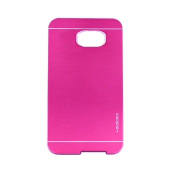 Motomo Metal Case Miss Chanel for Samsung Galaxy S7 Edge G935 - Hot Pink + Free iRing