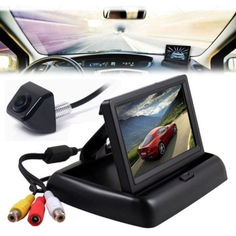 4.3'' TFT LCD Monitor+Car Rear View CCD HD Camera for Car DVD GPS Astern - intl
