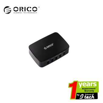 ORICO DCT-5U ( 5 Ports Smart Mobile Phone Charger with OTG Port ) Hitam