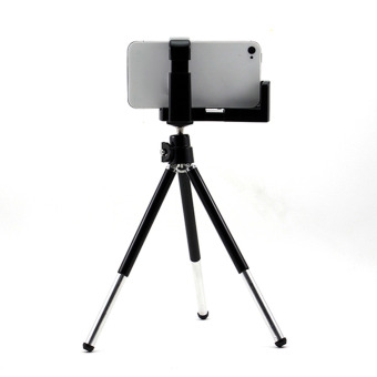 Vanker Pocket Mini Tripod Stand Holder for Apple iPhone 5 5G 4S 4 Digital Camera Phones(Black)