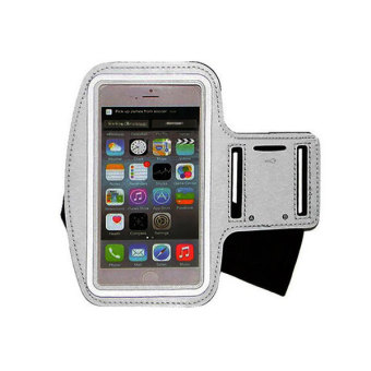 Fantasy Waterproof Sports Running Armband Leather Case (Gray) - intl