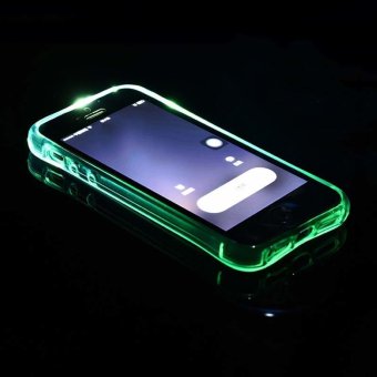 Memimpin kasus telepon penutup lampu panggilan masuk ke bingkai untuk iPhone 7 (Biru)