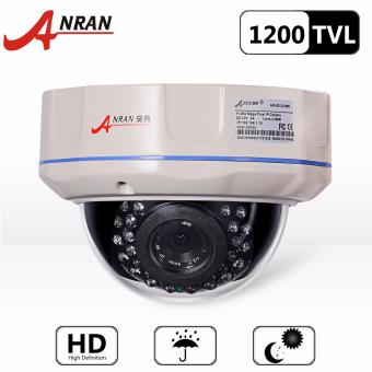 Anran AR-VD123-1200 CMOS 1200TVL Sensor High Resolution Color Day Night Security Waterproof Outdoor/ Indoor Dome Surveillance Camera