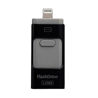 uNiQue i-Flash Drive HD 3-in-1 64GB Black