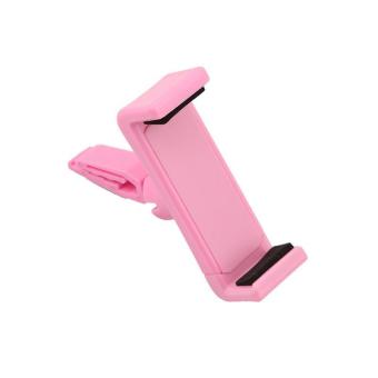 LALANG Universal Car Air Outlet Phone Holder Portable Auto Car Air Vent Mount For Cell Phone (Pink) - intl