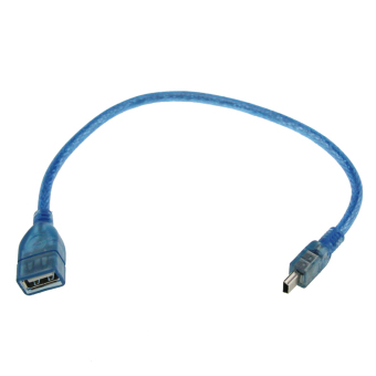 OEM Short OTG Female Mini 5-pin Male to USB Female Adapter Extension Cable