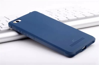 DAYJOY Unique Design Soft Rubber Silicone Shockproof Dustproof Airbag Protection Bumper Case Cover for Xiaomi Mi 4i 4C(BLUE) - intl