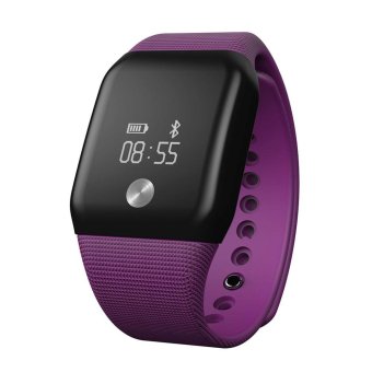 A88+ Smart Watch With Blood Oxygen Wristband Heart Rate Fitness Tracker Monitor (Purple) - intl