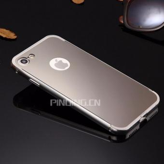4Connect Mirror Aluminium Bumper HardCase for Iphone7-Silver