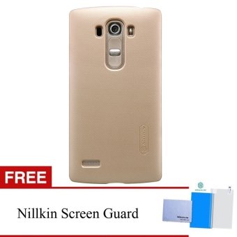 Nillkin Frosted Shield Hard Case Original For LG G4 Beat - Emas + Free Screen Protector Nillkin