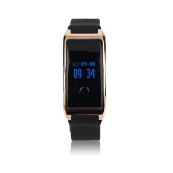 Aibot MD8 0.66 Inch OLED Display Smart Bracelet Waterproof IP68 Silicone Heart Rate Monitoring Smart Wristband for IOS/Android - intl