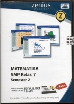 Zenius Set CD SMP Matematika kelas 7 semester 2