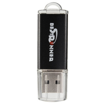BESTRUNNER 512MB USB2.0 Bright Flash Memory Stick Pen Drive Storage Black