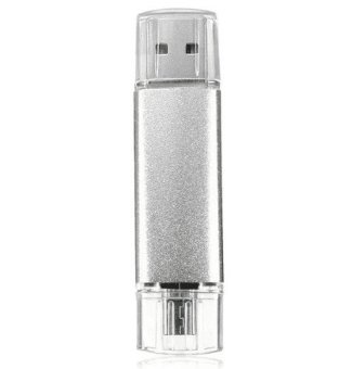 32G i-Flash Driver HD U-disk Lightning data for Android micro usb interface flash drive for PC/MAC(Silver)