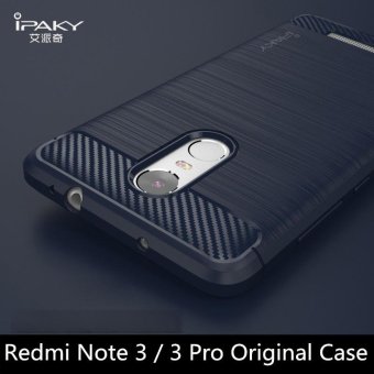 IPAKY For Xiaomi Redmi Note 3 iPaky Carbon Fiber Texture Brushed Soft Silicone case Cover for Xiaomi Redmi Note 3 Pro anti-knock Case - intl