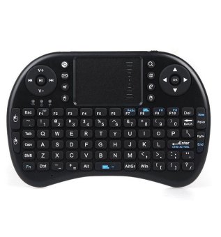 i8 Wireless Keyboard Touchpad Mouse Combo (Black) - INTL