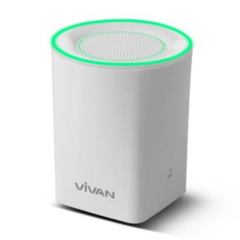Vivan VB350 Bluetooth V3.0 Mini Speaker With Light - White