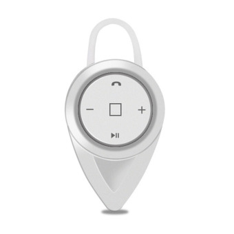 Mini A9 headphone Bluetooth nirkabel 360 derajat stereo (Perak)