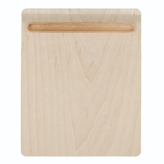 SAMDI Mouse Pad lembut tikar kayu multifungsi dengan dudukan pena 27,99 cm x 22,99 cm x 0,48 cm (basilica)